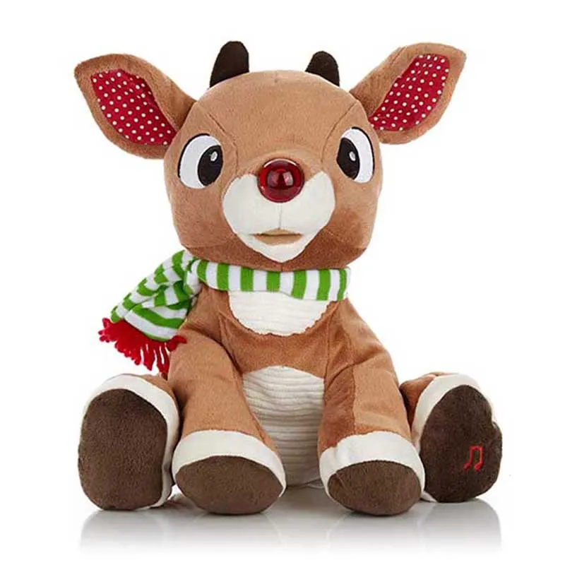Red-Nose Reindeer Plush Toy 1