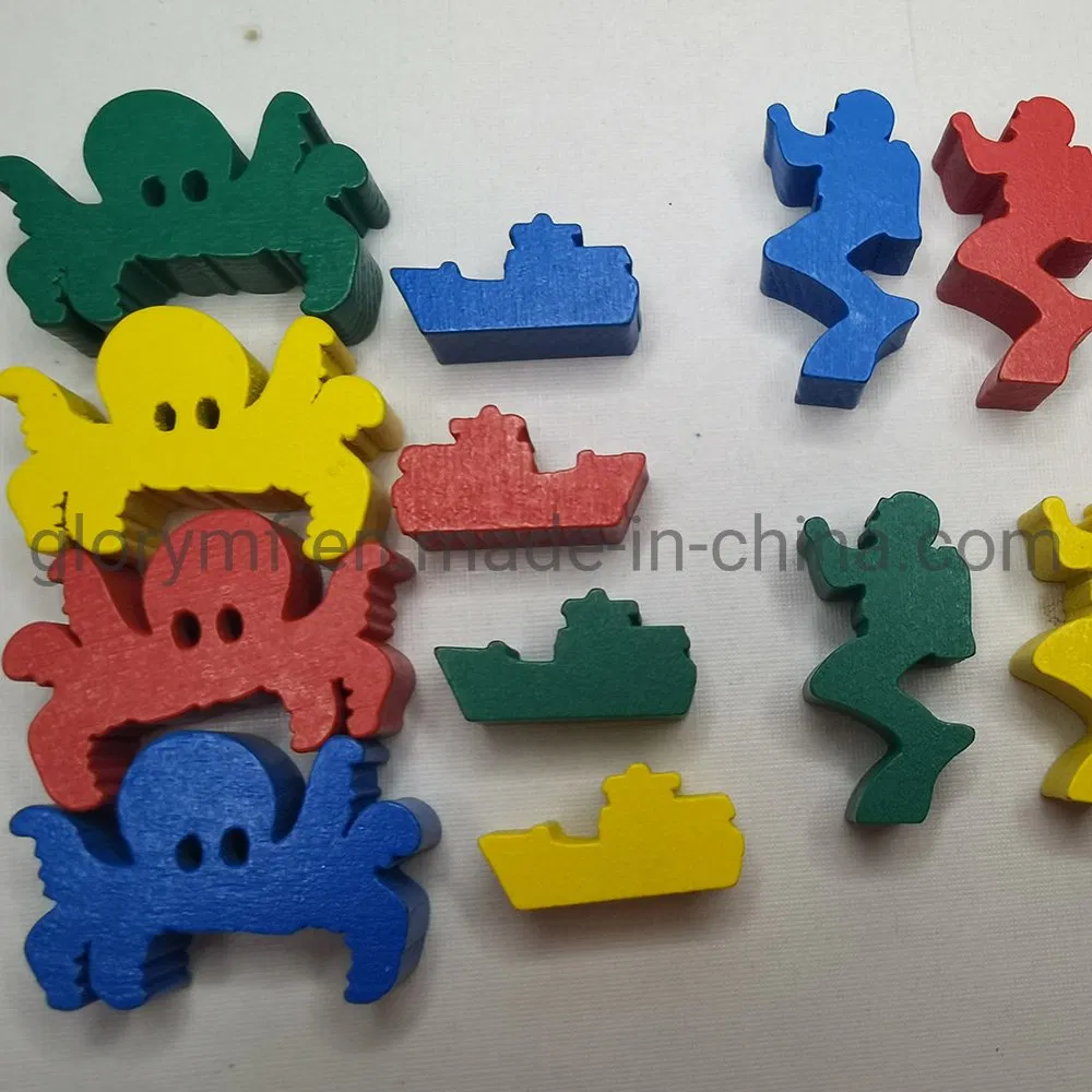 Wooden Board Game Pieces 11