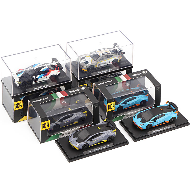 CCA 1/64 Gulf M4 Gt3 T1 Van Bus Ford Gt Alloy Car Model Diecast Vehicle Pocket Car Toy CCA