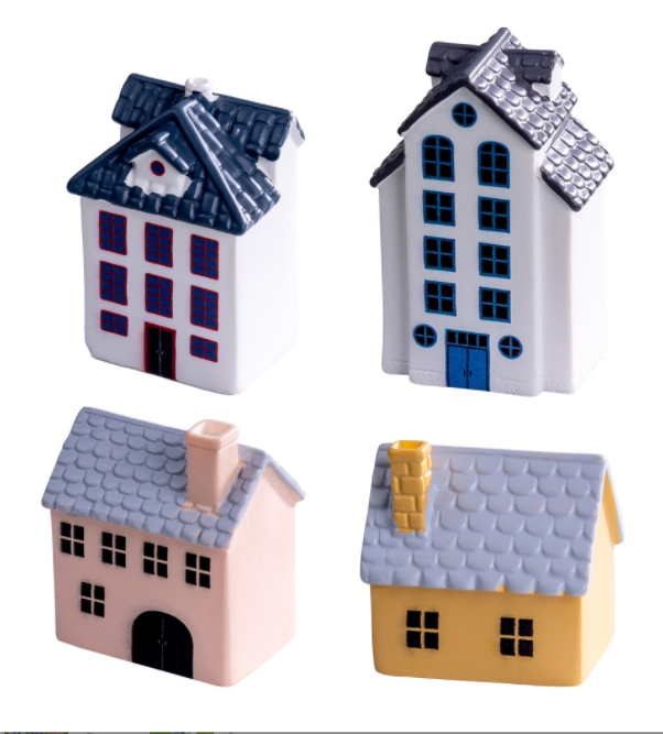 Wholesale Garden Resin Fairy Miniature House Figurines Kids DIY Kit Small 3D Toy Craft Aquarium Decoration Home Ornaments