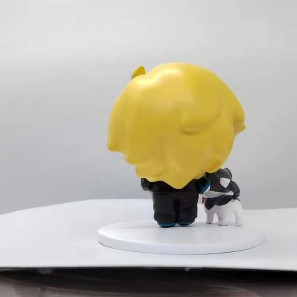 New Product Custom Art Figurine Cartoon Anime Figure 3D Yellow Haired Puppy Vinyl Figure Toy