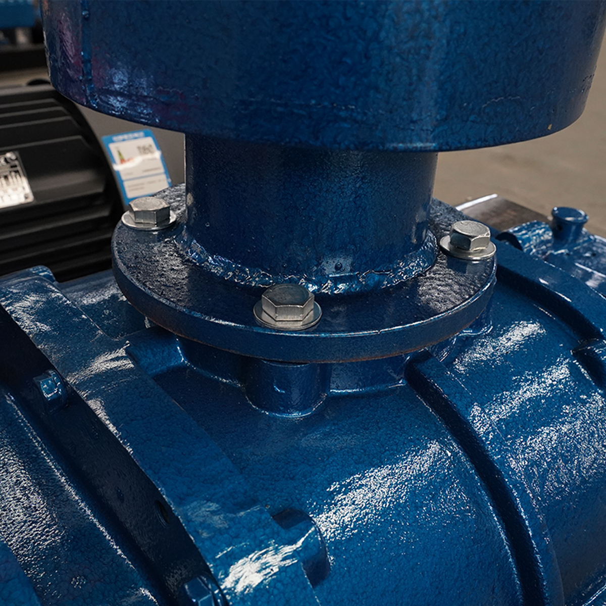 Positive Displacement Stainless Rotary Three Leaf Roots Type air Blower 30kw 45kw 70kw 2 Inches 7hp Manufacturer for Industrial