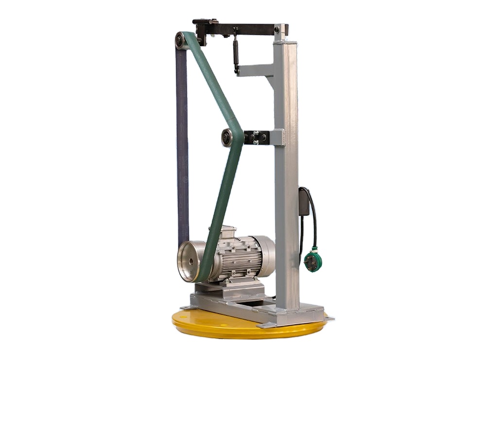 Industrial Grade Multifunctional Small Belt Sander Vertical Design Wire Drawing Angle Grinding Polishing Deburring Electric