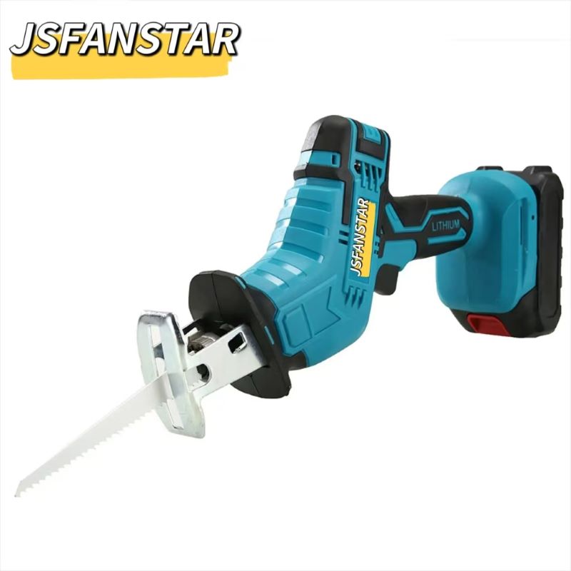 High Power Lithium Cordless Saber Saw Electric Reciprocating Saw Wood Metal PVC Tube Cutting Blades Handheld
