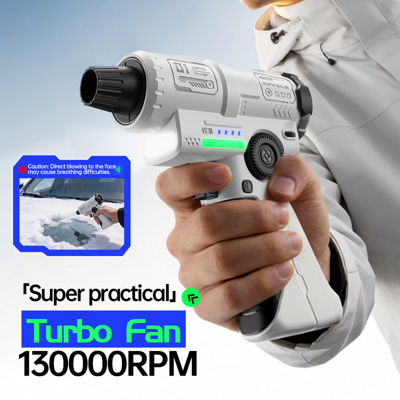 2026 New Mini Jet Fan Handheld Turbo Violent Fan 130000 RPM Powerful Air Blower Brushless Compressed Turbo Portable Customizable