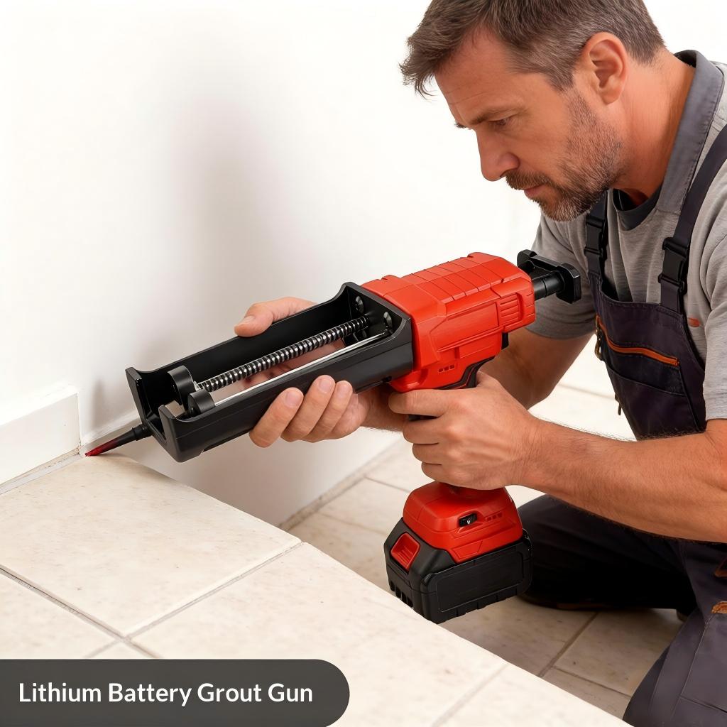 400ml 1:1 Double Epoxy Adhesive Electric Caulking Gun 21V Battery Pack Cordless Two-Component Silicone Gun OEM Industrial