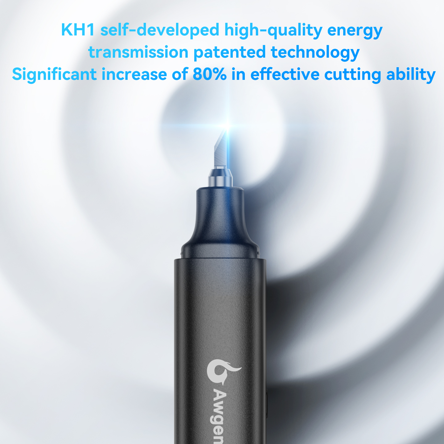 Awgem 40kHz 45W Handheld Portable Ultrasonic Knife Cutter for Plastics Electric Ultrasonic Blade Cutter