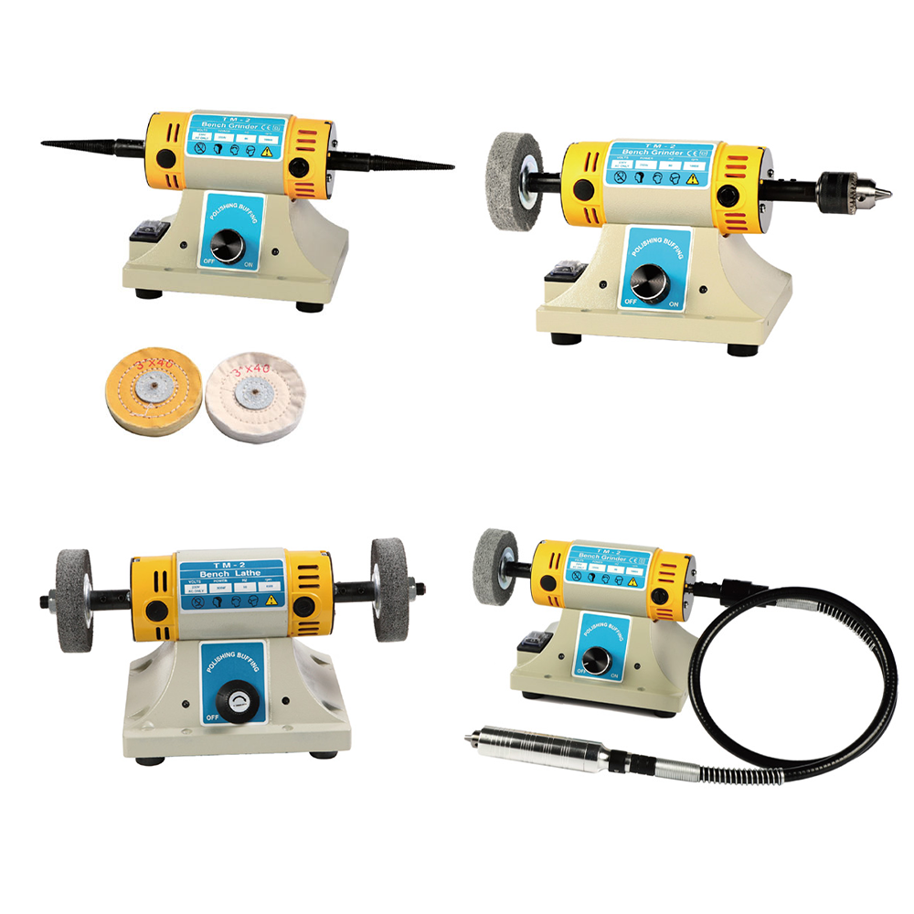 Wholesale Factory Price 200W Jewellers Polisher Motor Bench Grinder With Splash Guard