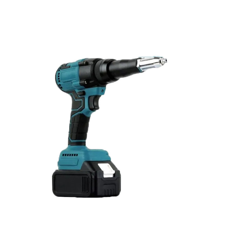 Cross-border Brushless 21V Lithium Electric Rivet Gun Fully Automatic Charging Household Industrial Grade China Origin