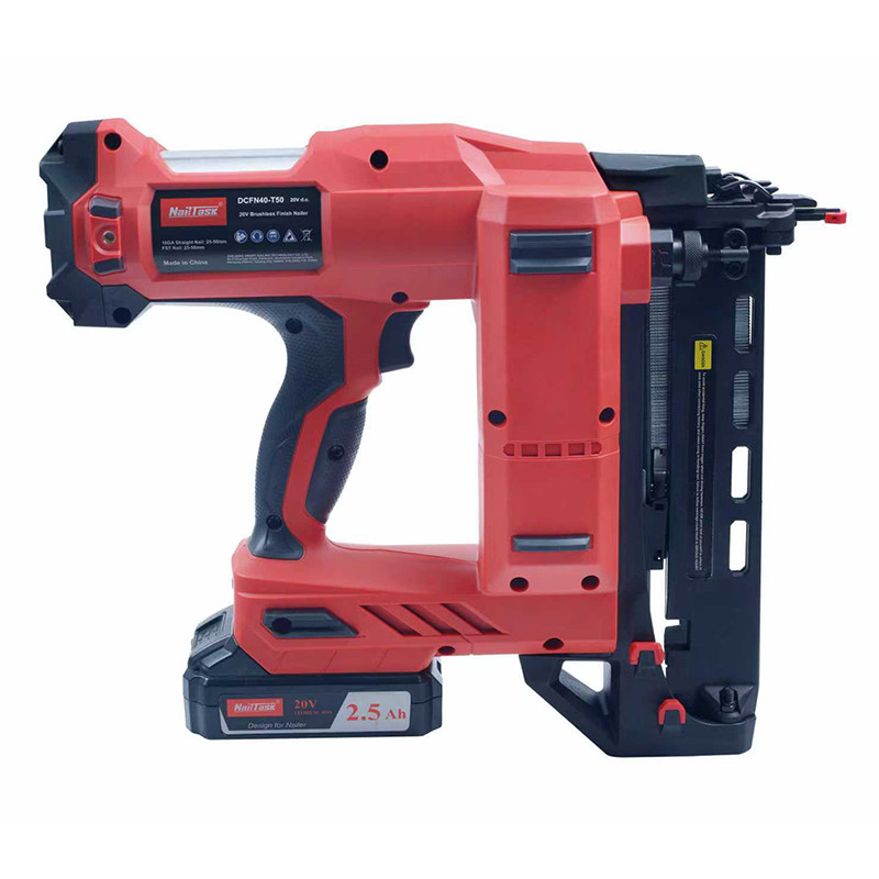Official Flagship T50 Lithium Straight Electric Nail Gun for Woodworking Electric Brad Nail Gun for Decoration Nailing