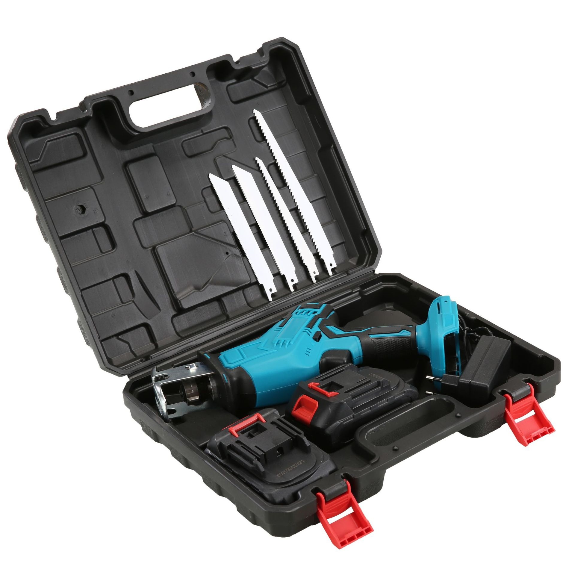 Industrial DIY Grade Rechargeable 21V Lithium Battery Small Portable Hand-held Reciprocating Saw 1.5Ah Capacity for Wood Cutting