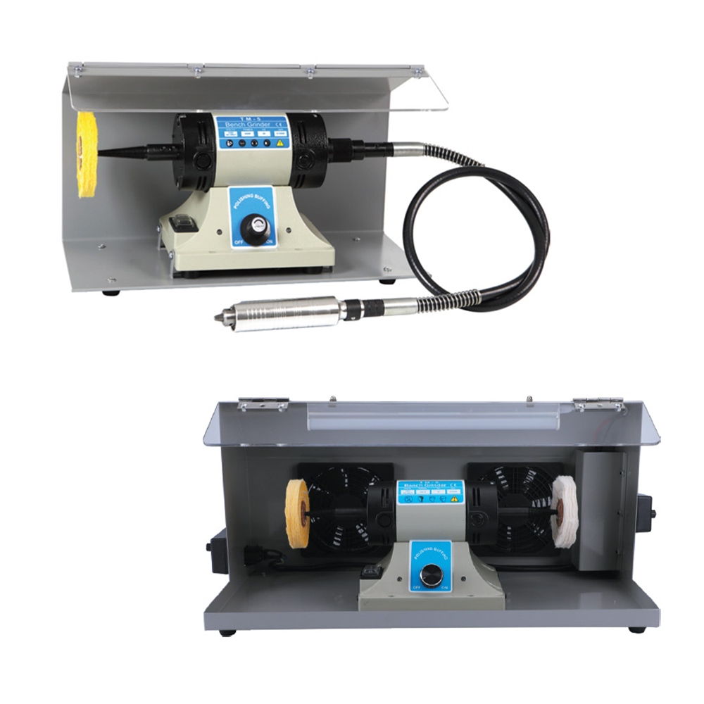 Wholesale Factory Price 200W Jewellers Polisher Motor Bench Grinder With Splash Guard