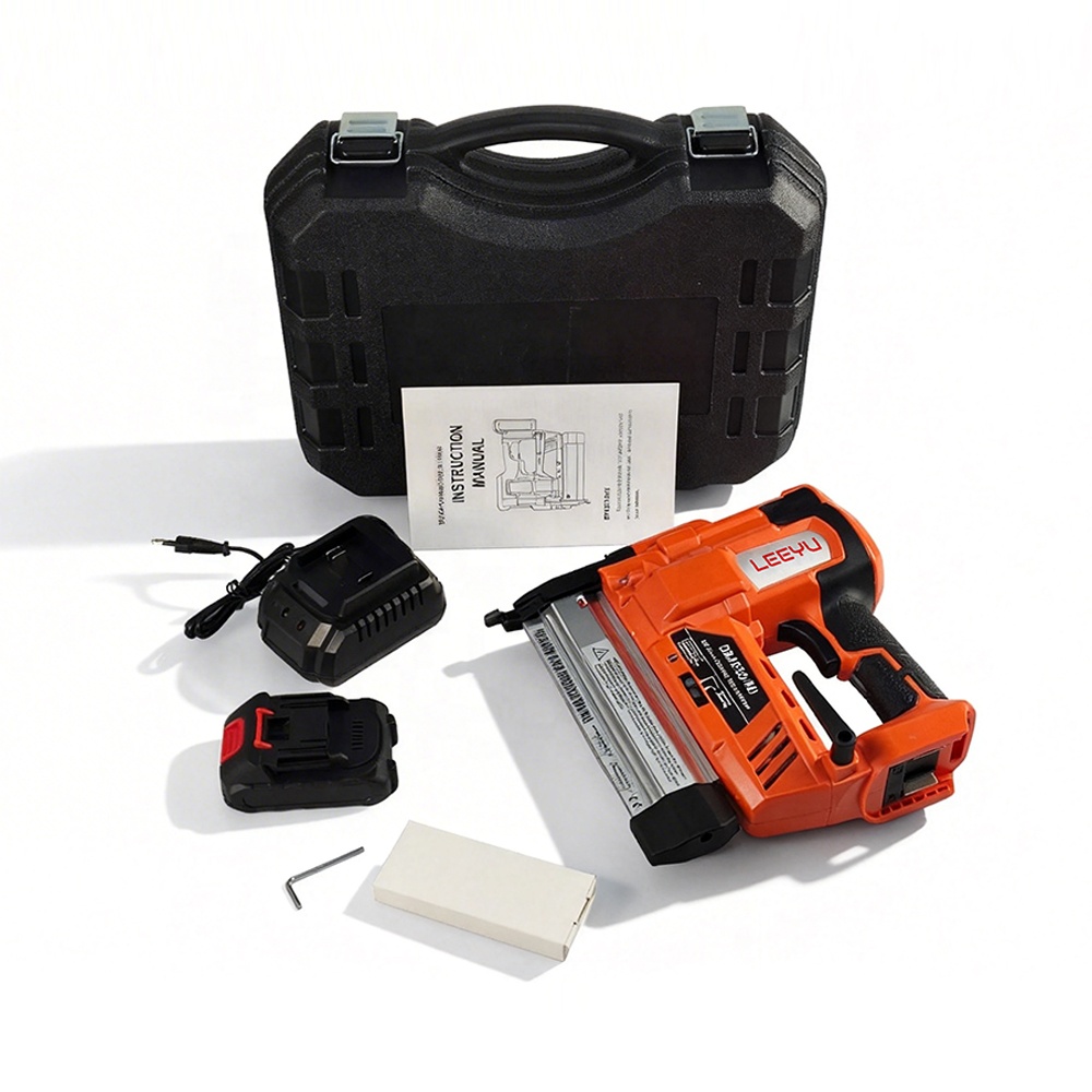 Cordless 18 Gauge F50 Brad Nailer Air Impact Battery Powered Finish Nail Gun for Woodworking