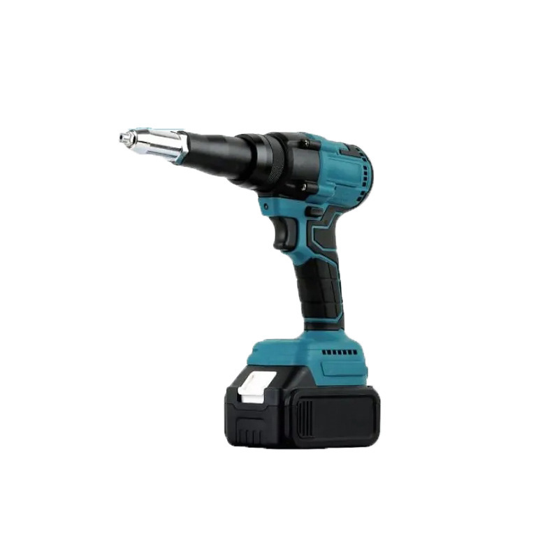 Cross-border Brushless 21V Lithium Electric Rivet Gun Fully Automatic Charging Household Industrial Grade China Origin