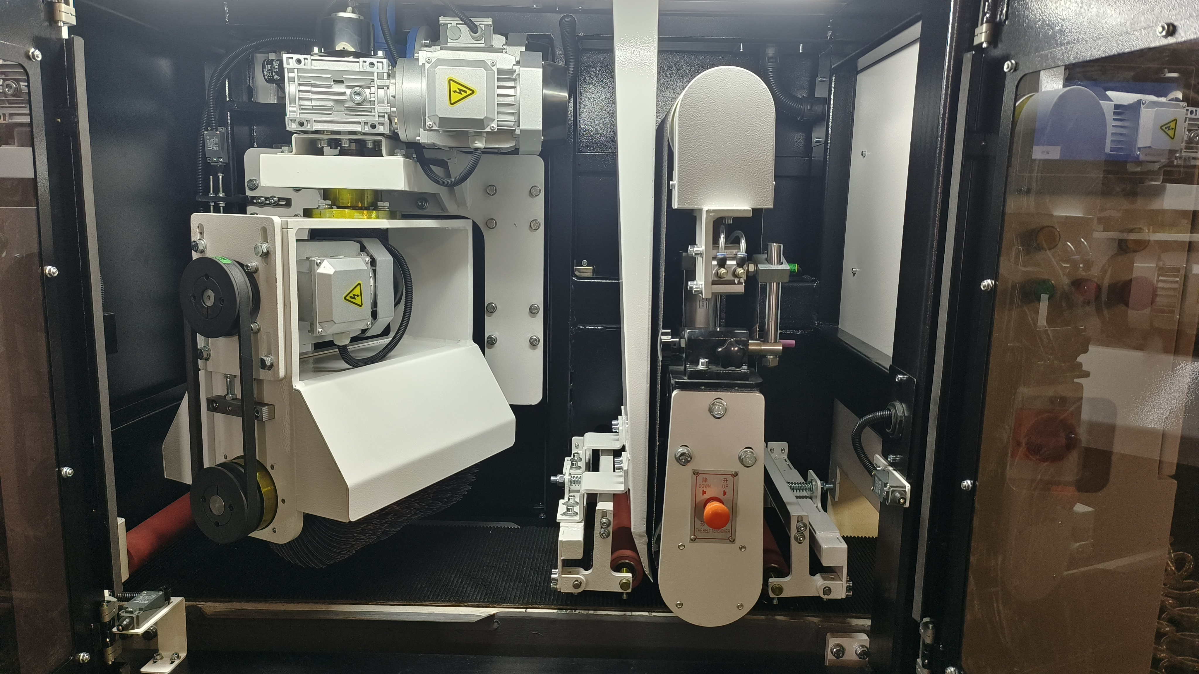 Industrial Electric Power Deburring Grinding Machine for Stainless and Aluminum Profiles