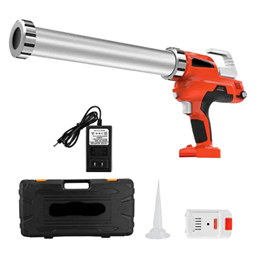 Professional 20V Cordless Electric Caulking Gun Industrial Grade with 2 Batteries 1 Charger 1-Year Warranty