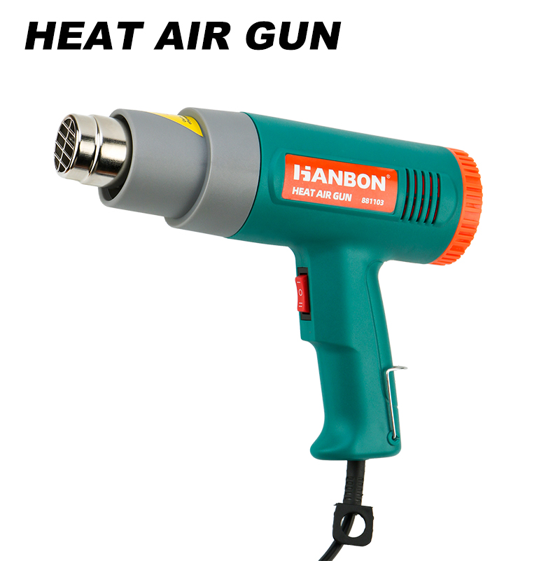 Professional New Model 2000w Electric Quick Portable Temperature Controlled Heat Hot Air Gun Shrink Wrap