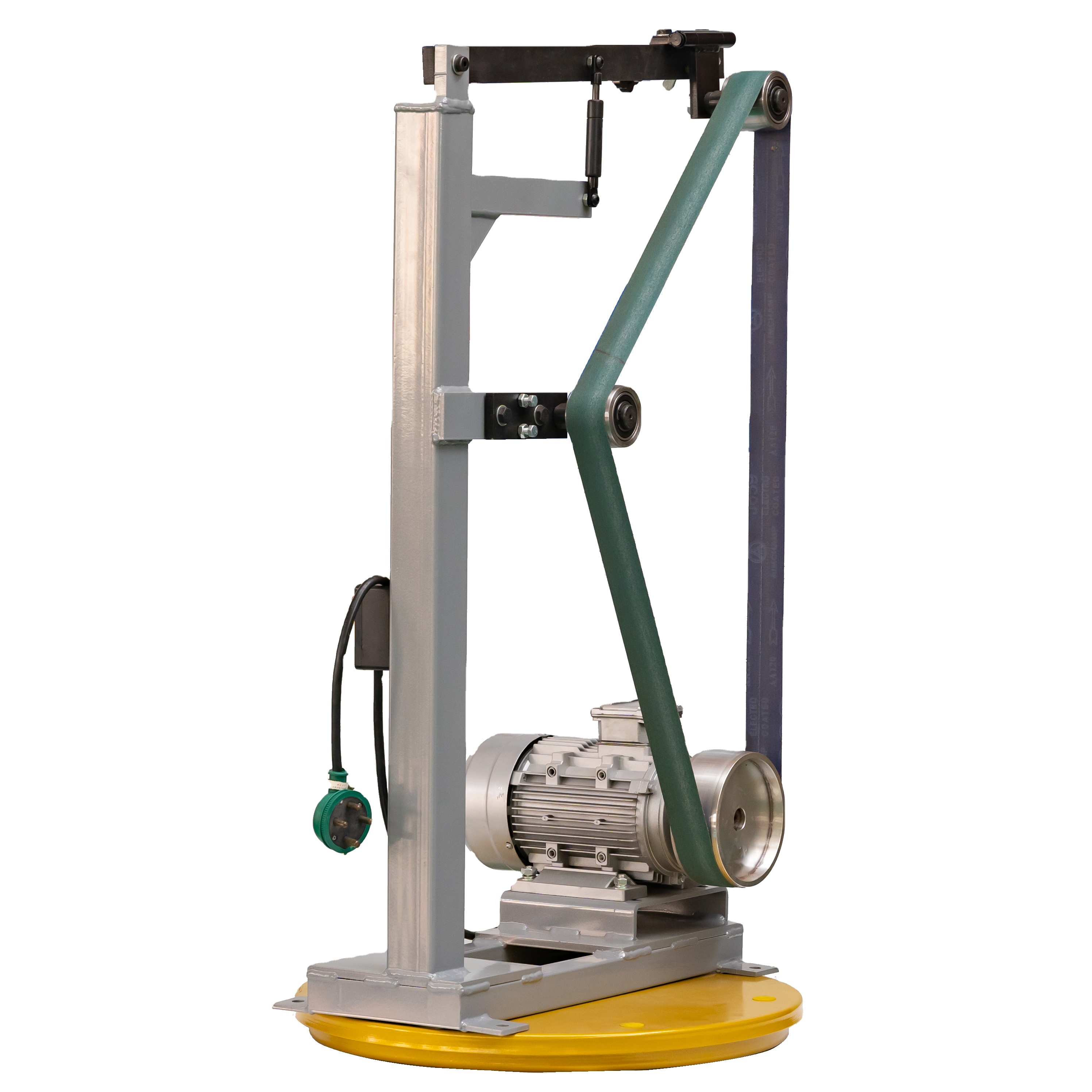 Industrial Grade Multifunctional Small Belt Sander Vertical Design Wire Drawing Angle Grinding Polishing Deburring Electric