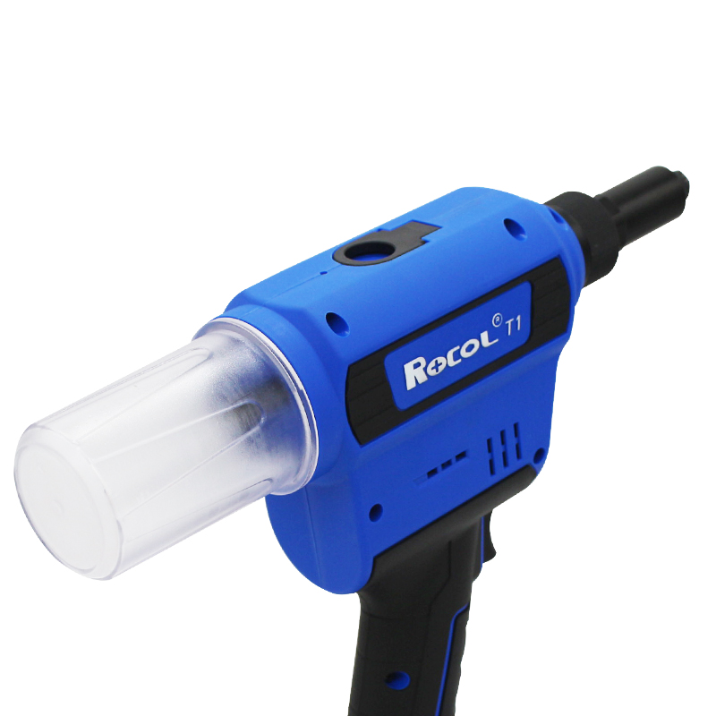 Electric Rivet Gun 2.4 3.2 4 4.8 6.4mm 3/32 1/8 5/32 3/16 1/4inch Cordless Brushless Lithium Blind Rivet Tool RL-T1 Riveter