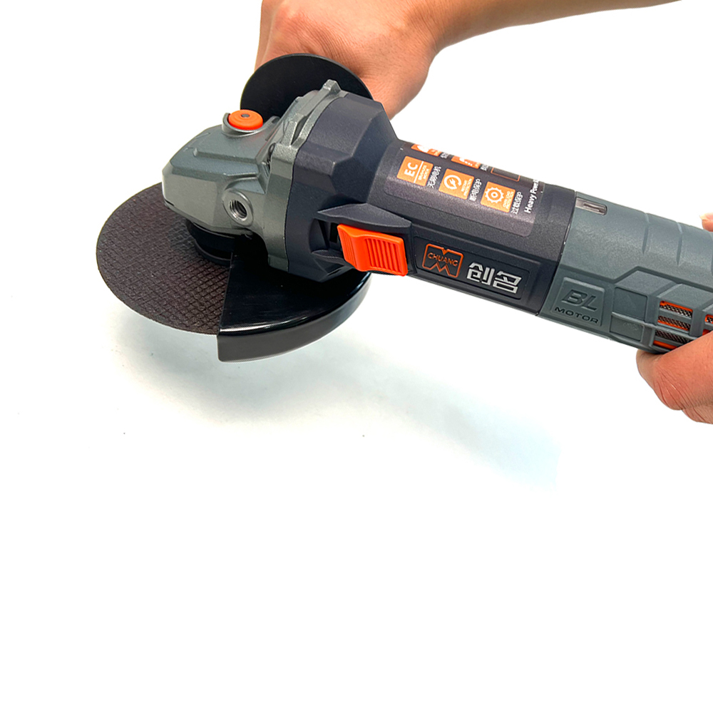 CA1010T 6-Speed Variable Speed 1300W 100mm(4 Inch) Professional Power Brushless Motor Portable Angle Cutting Grinding 220V