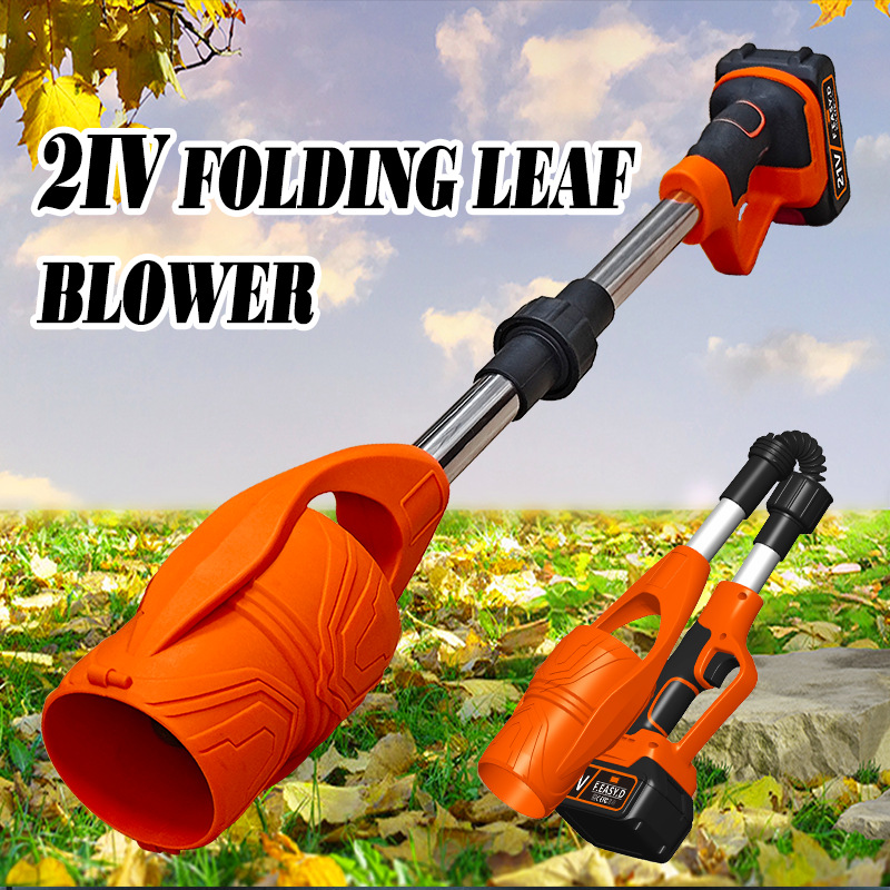 Industrial Grade Violent Fan Garden Leaf Blower Foldable Lithium Battery Wireless High-Power Snow Dust Blower Plastic L15