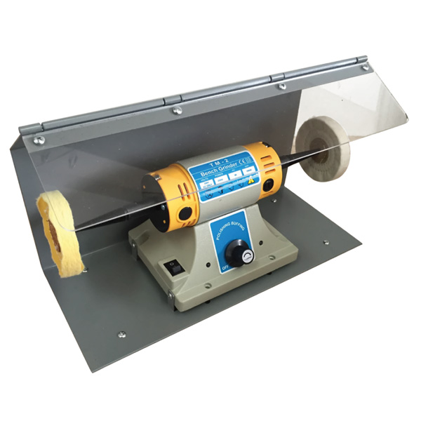 Wholesale Factory Price 200W Jewellers Polisher Motor Bench Grinder With Splash Guard