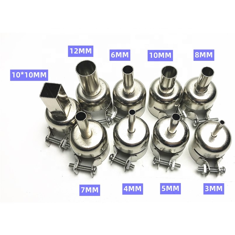 Promotion 450W Hot air Gun Digital Display Electric Hot air Gun Temperature Control Welding Table to Send 9 air Nozzles