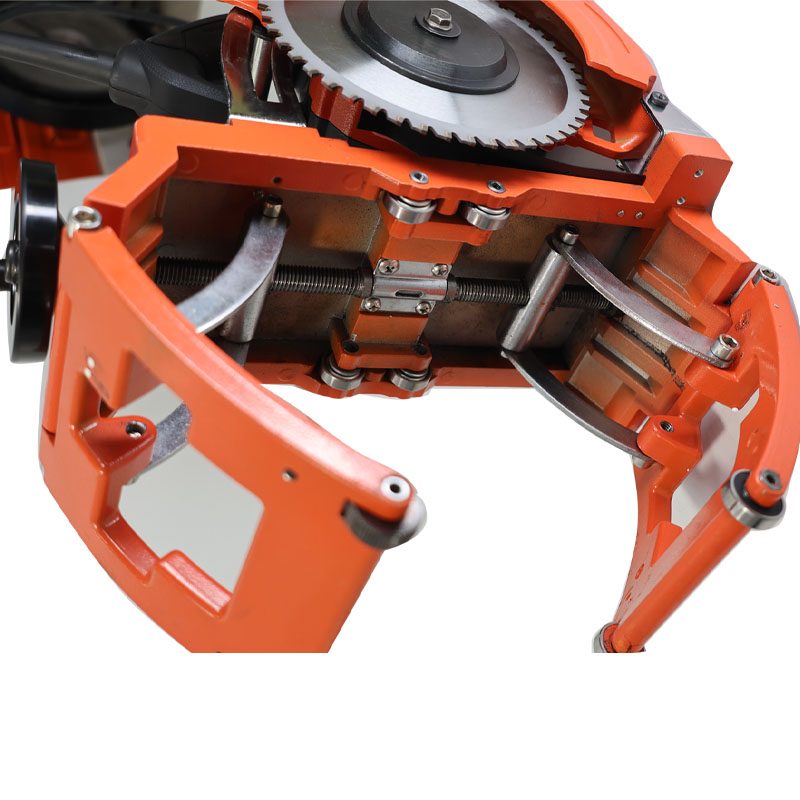 2024 Automatic Handheld PVC &amp; Carbon Steel Pipe Cutting Machine 40-250 Cordless round Tube Cutter with Gear Components