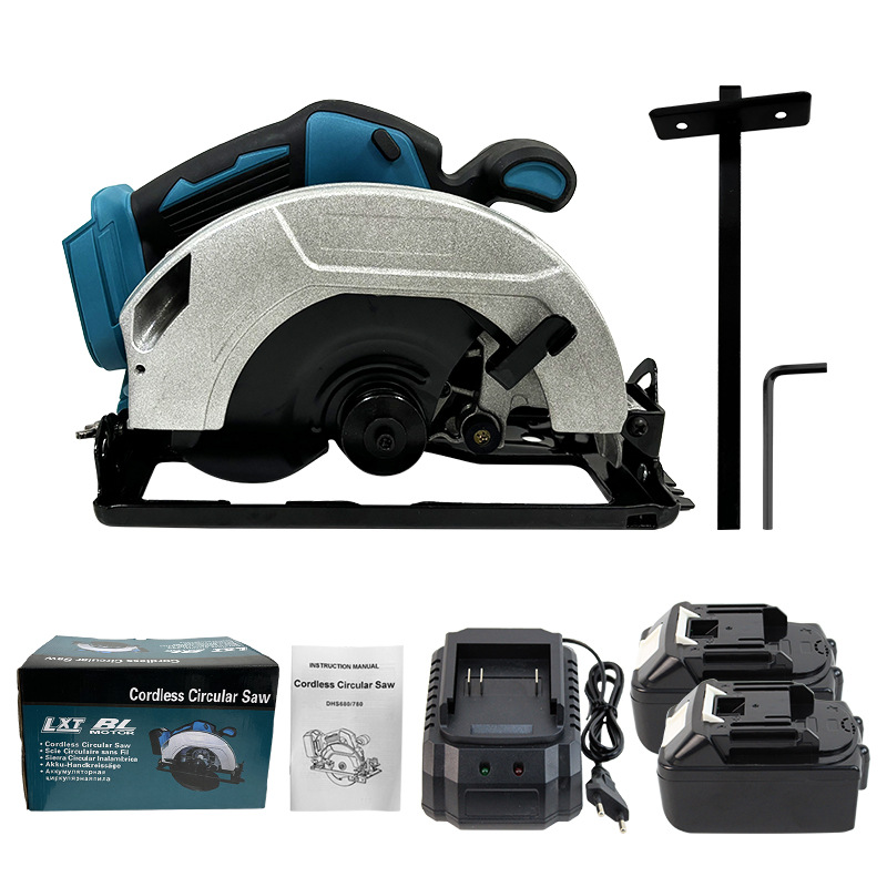 185mm Industrial Grade Hand-held Brushless Motor 21V Battery-Powered Steel Pipe &amp; Plastic Tube Cutter for Wood Saw
