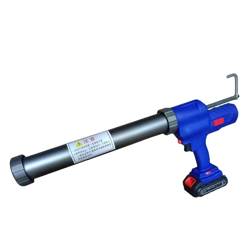 21V Battery Industrial Grade 300ml/600ml Electric Caulk Gun with 2pcs Lithium Batteries Cartridge and Sausage Sealant for Cars