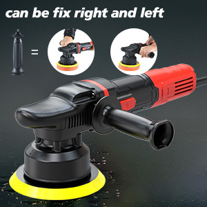 Electric Industrial 6 Inch Dual Action Car Tire Computer Controlled Buffing Machine
