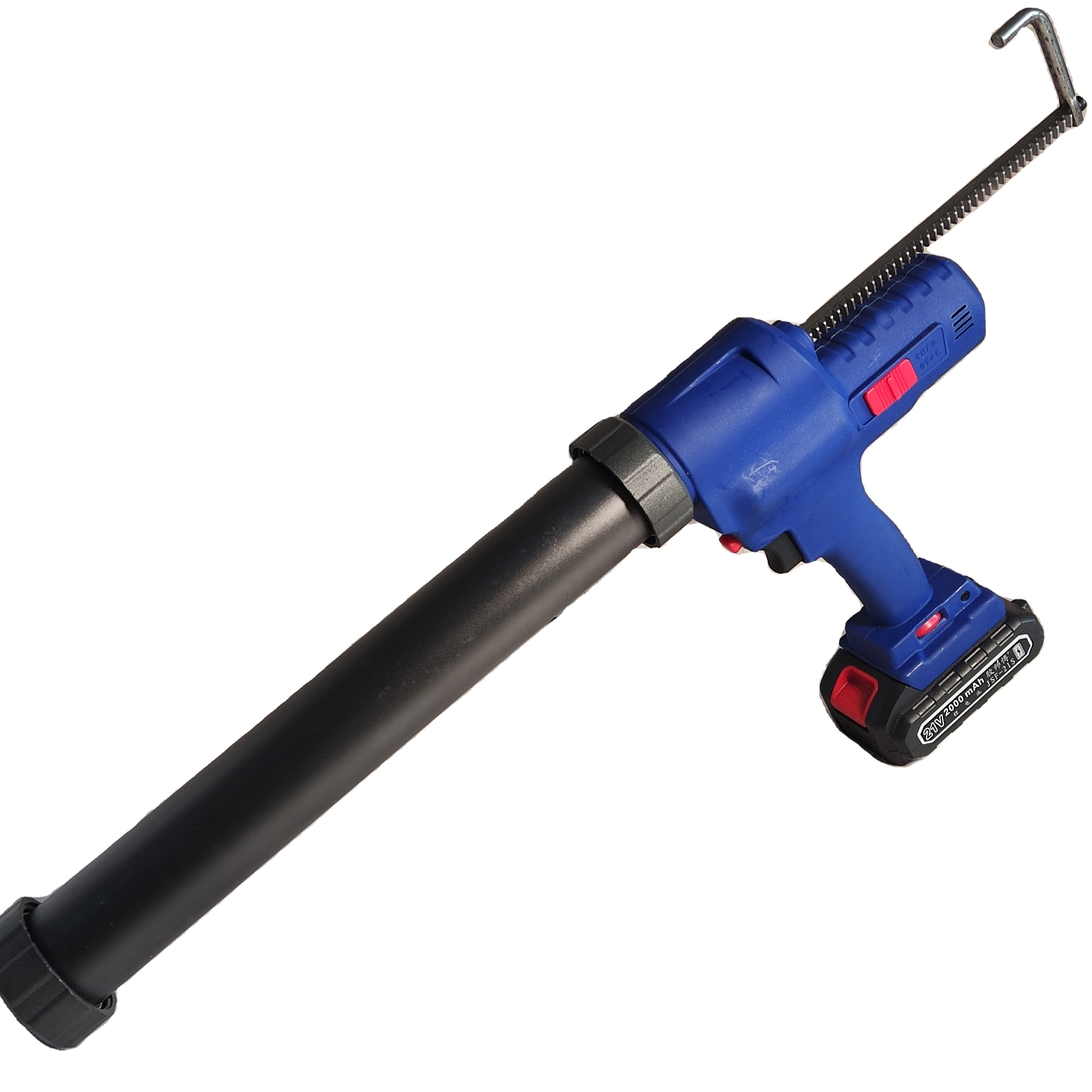 21V Battery Industrial Grade 300ml/600ml Electric Caulk Gun with 2pcs Lithium Batteries Cartridge and Sausage Sealant for Cars
