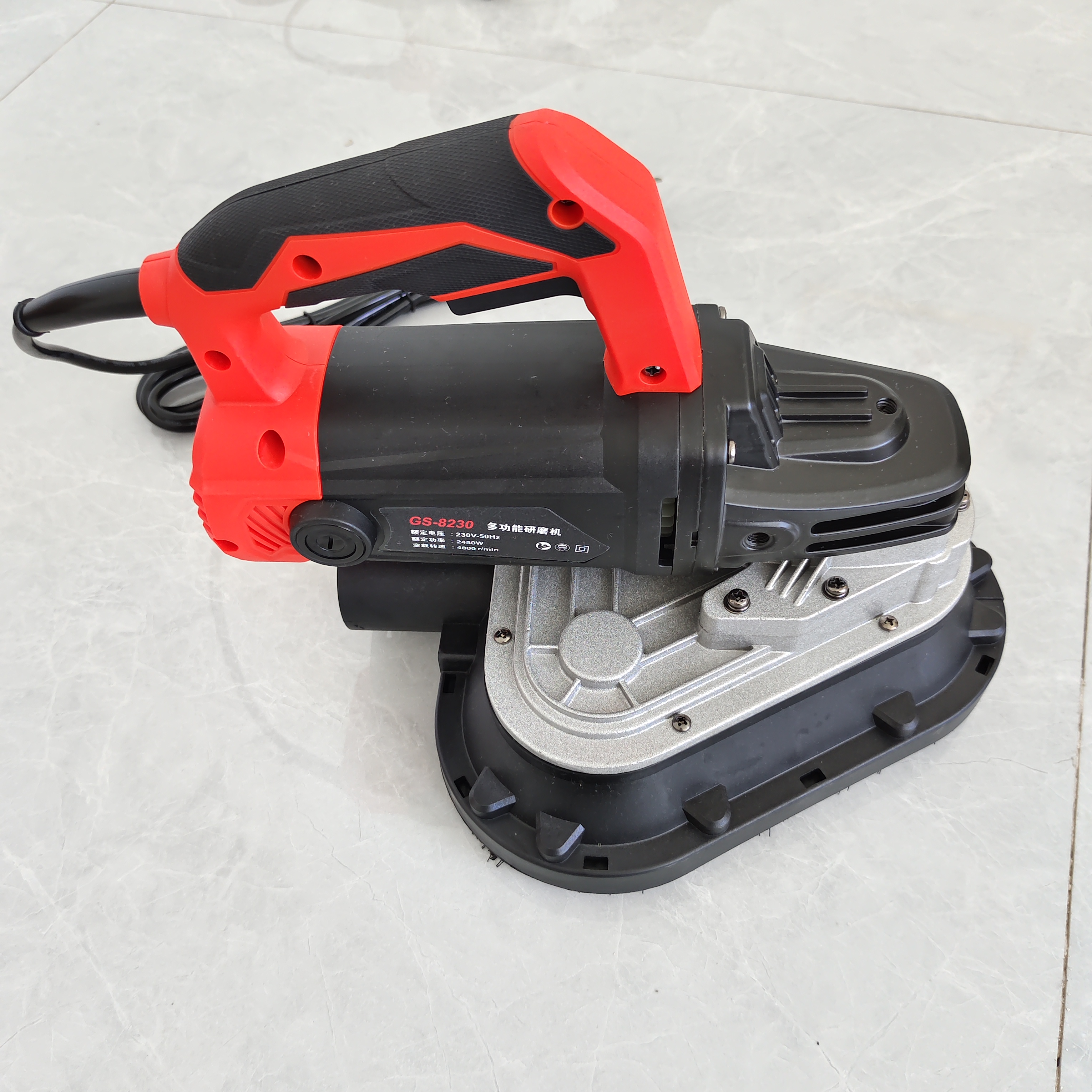 High Efficiency Industrial Grade Floor Grinder 2450W Electric Powered Floor Polisher Grinding Machine