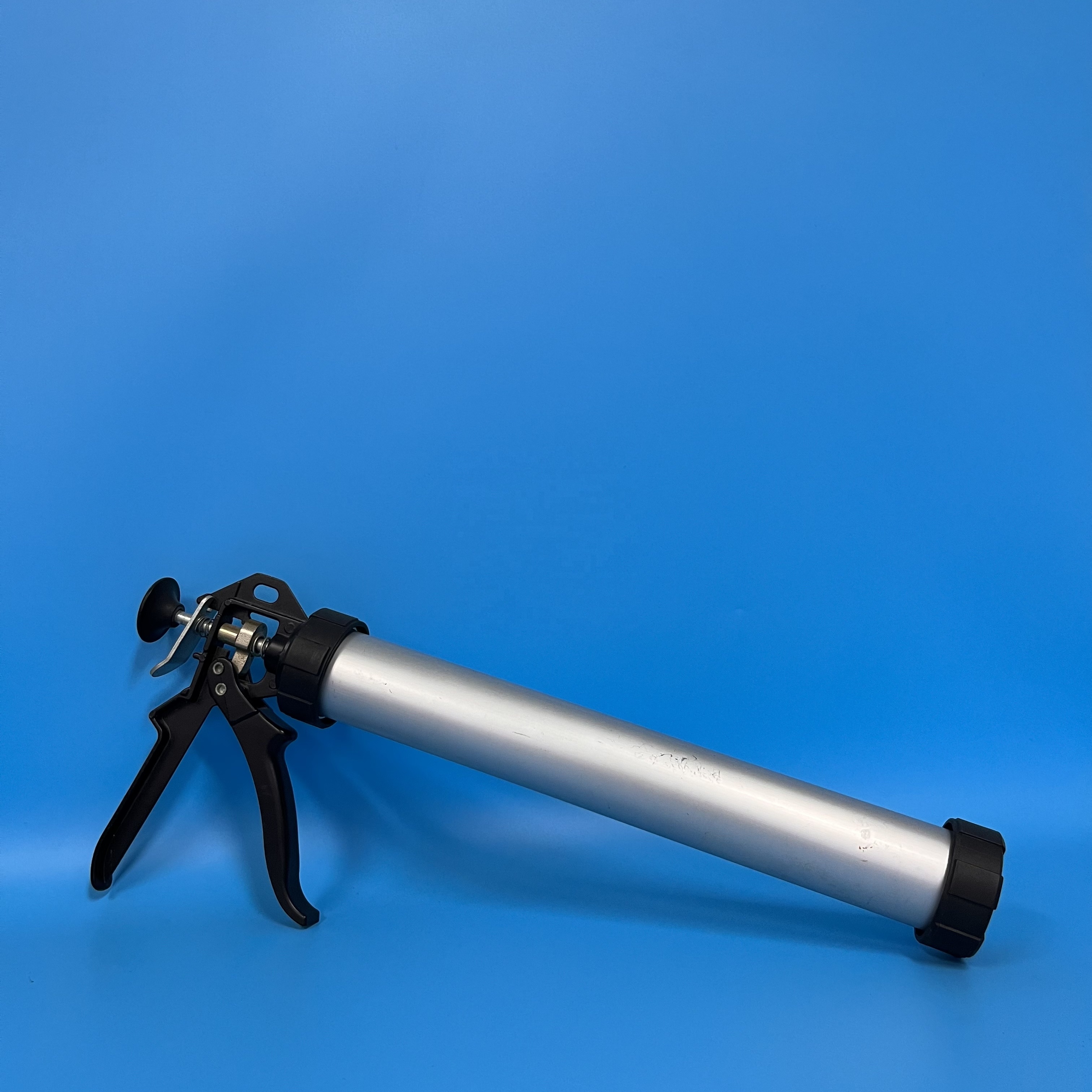 9" for 300ml Sausage Pack Aluminum Barrel Sealant Pneumatic Silicone Caulking Gun