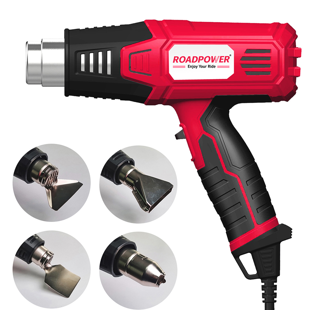 Roadpower Electric Heat Gun with Adjustable Temp and Compact Design for Car Repair Thawing