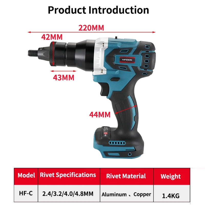 Professional Rivet Nut Gun