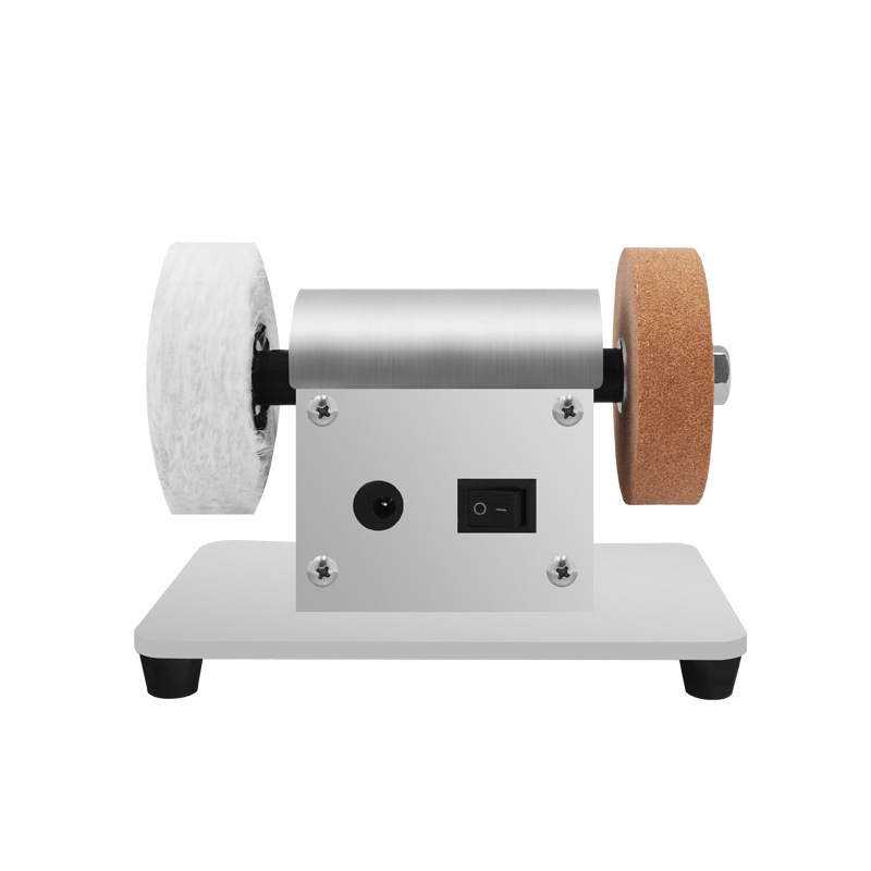 Multifunctional Bench Grinder AC/DC Powered Speed Regulating Polishing Machine for Jade Engraving
