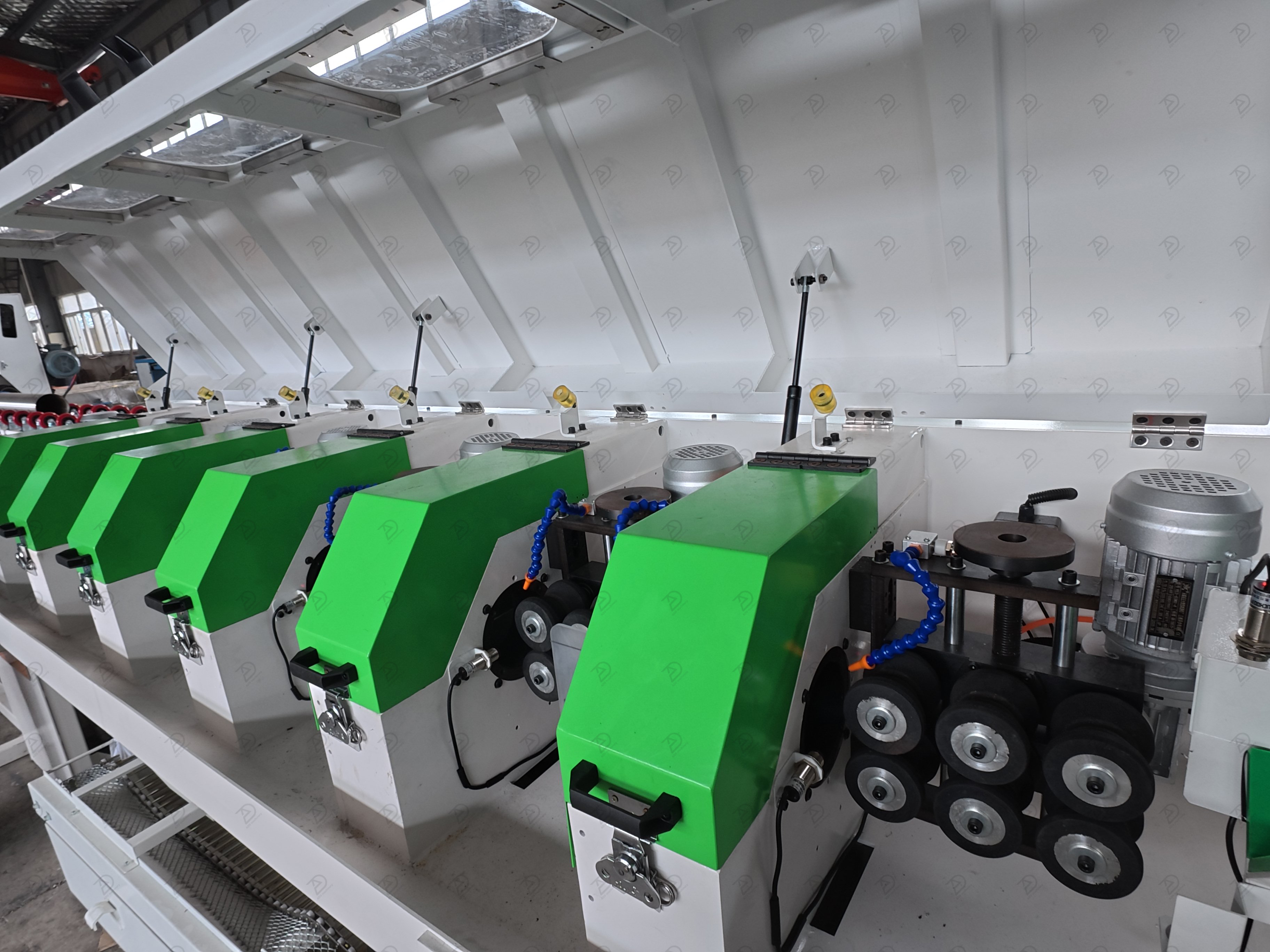 Electric Power Fully Automatic Stainless Steel Round Pipe Polishing Machine for Tube Grinding