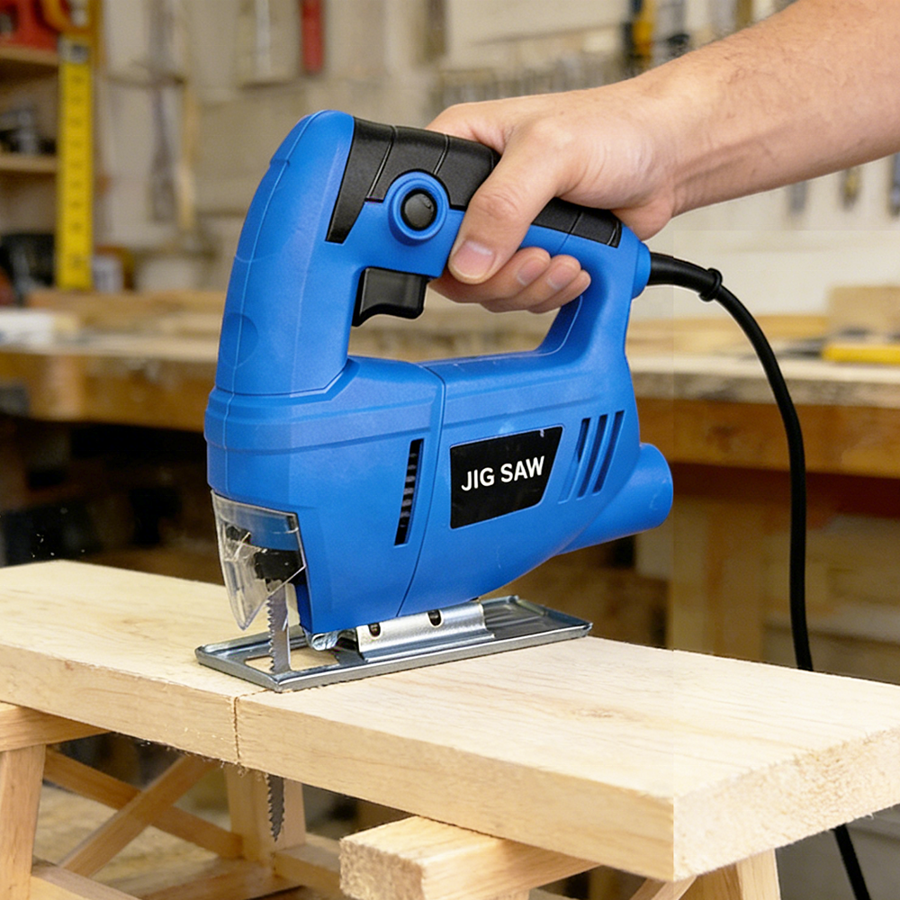 KQ-65501 Electric Jig Saw 55mm Metal &amp; Wood Cutting Machine 500W Brushed Motor Handle Jig Saw Portable DIY Cutting Power Tool