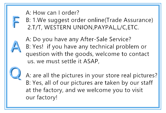 Additional FAQ Info