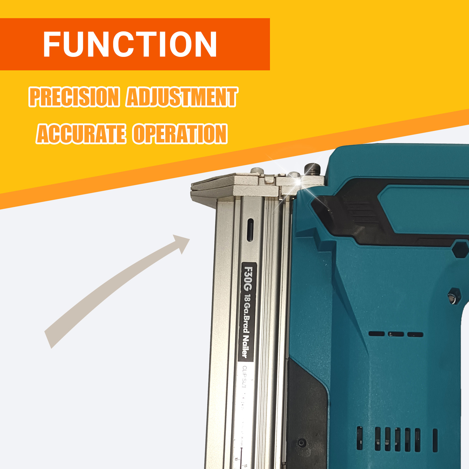 Portable Rechargeable Lithium Battery Nail Gun Industrial DIY Woodworking Electric Nail Gun