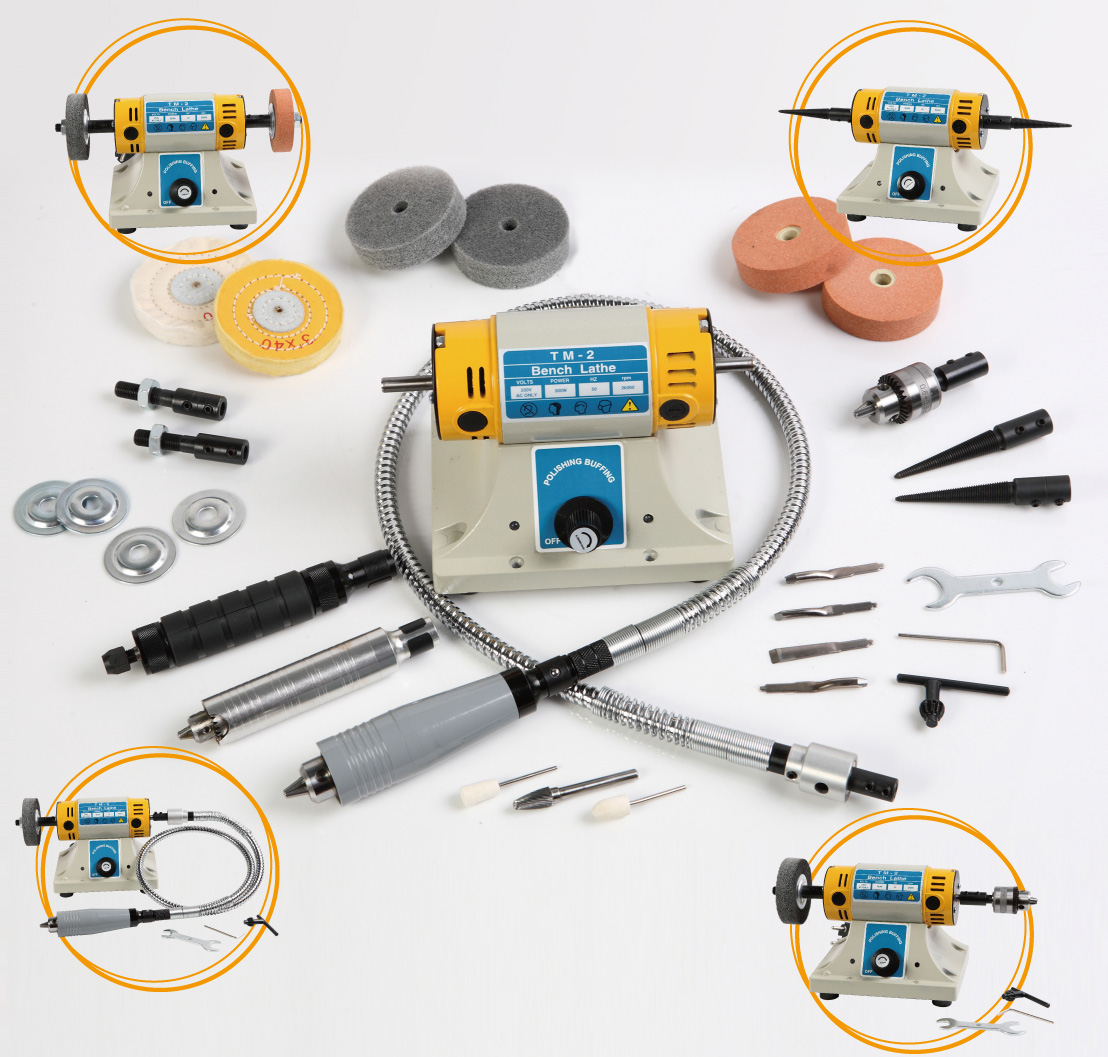 Wholesale Factory Price 200W Jewellers Polisher Motor Bench Grinder With Splash Guard