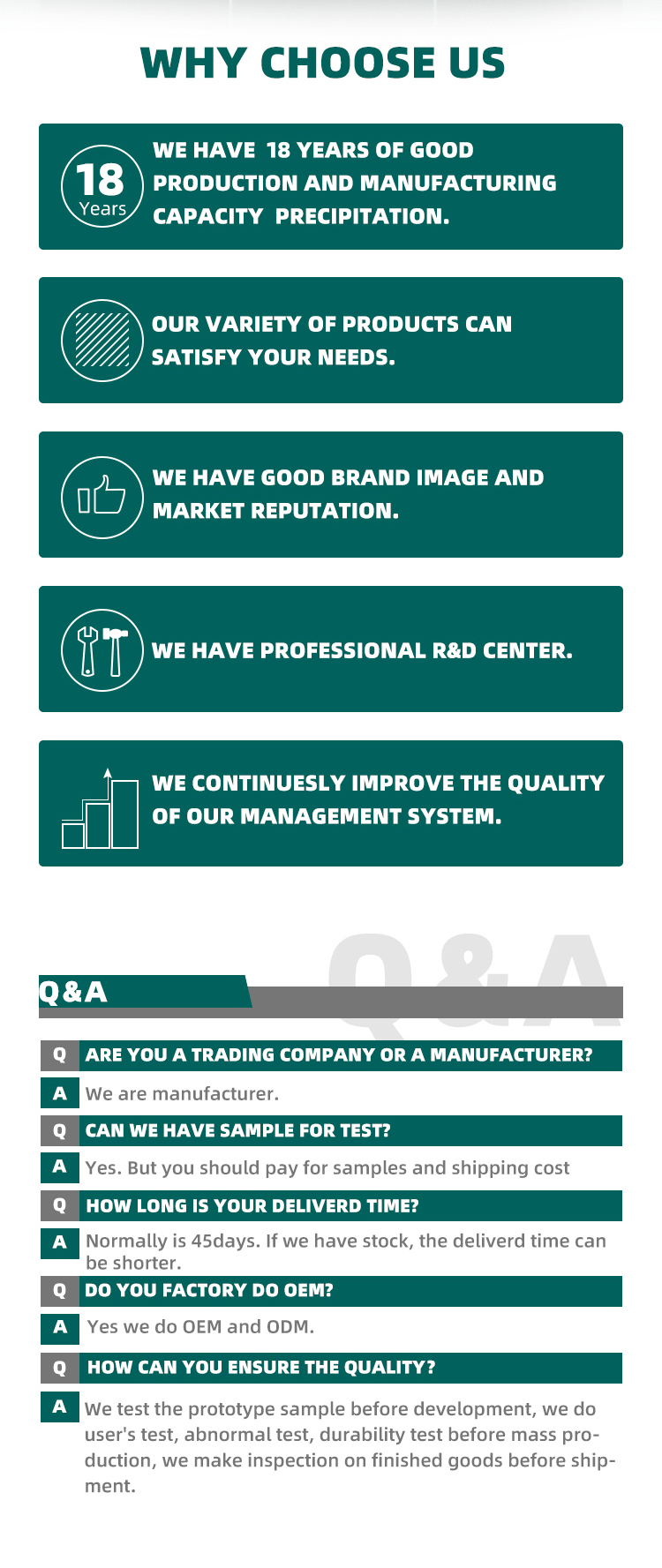 Product Quality Certification