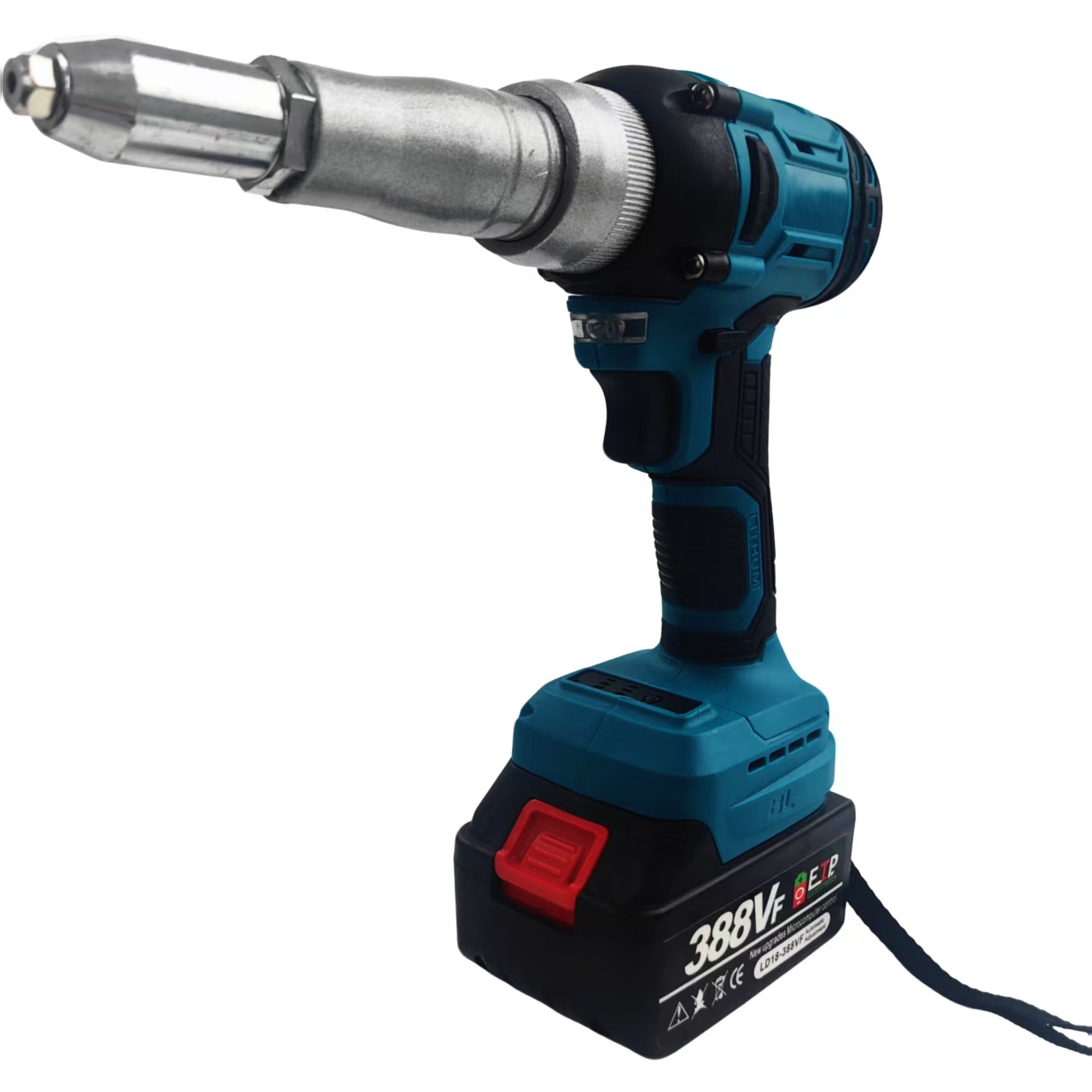 20V Rechargeable Lithium Battery Cordless Blind Rivet Gun Brushless Automatic Electric Wireless Riveting Tool