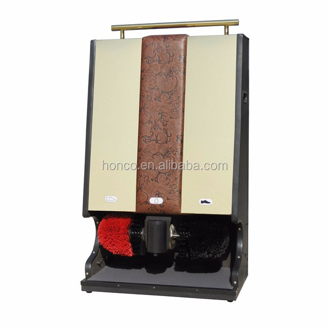 Electric shoe polishing machine display