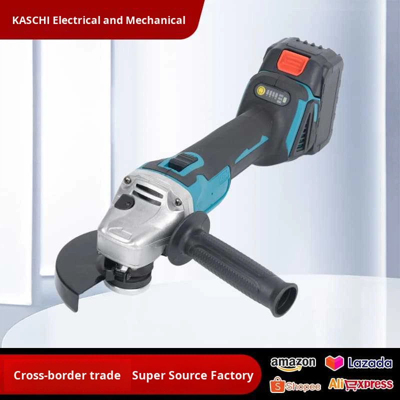 Cross-border Multifunctional 125 Electric Angle Grinder Brushless Motor High-Power Cutting Machine Rechargeable Lithium Grinder