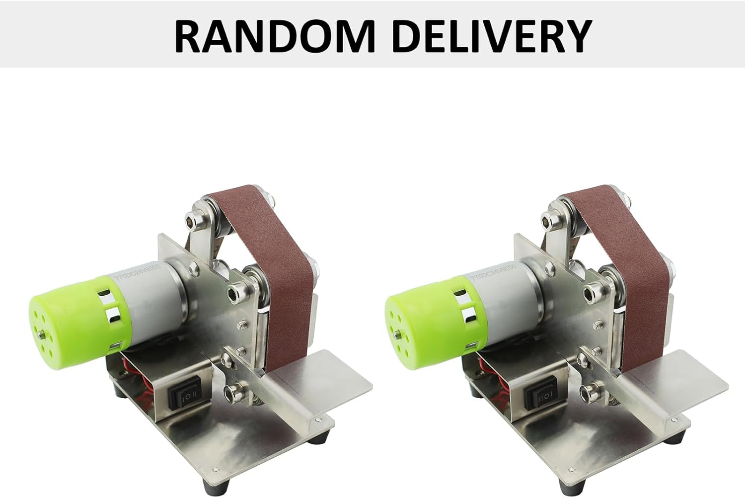 Mini Belt Sander Electric 7 Variable Speed 10 Sanding Belts Fine/Extra Fine Grit 240V Polishing Wood Acrylic Metal