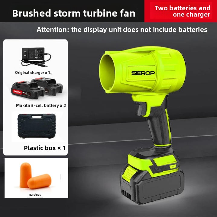 Industrial Electric Corded Brushless Motor Leaf and Snow Blower High-Airflow Plastic Handheld Car Drying