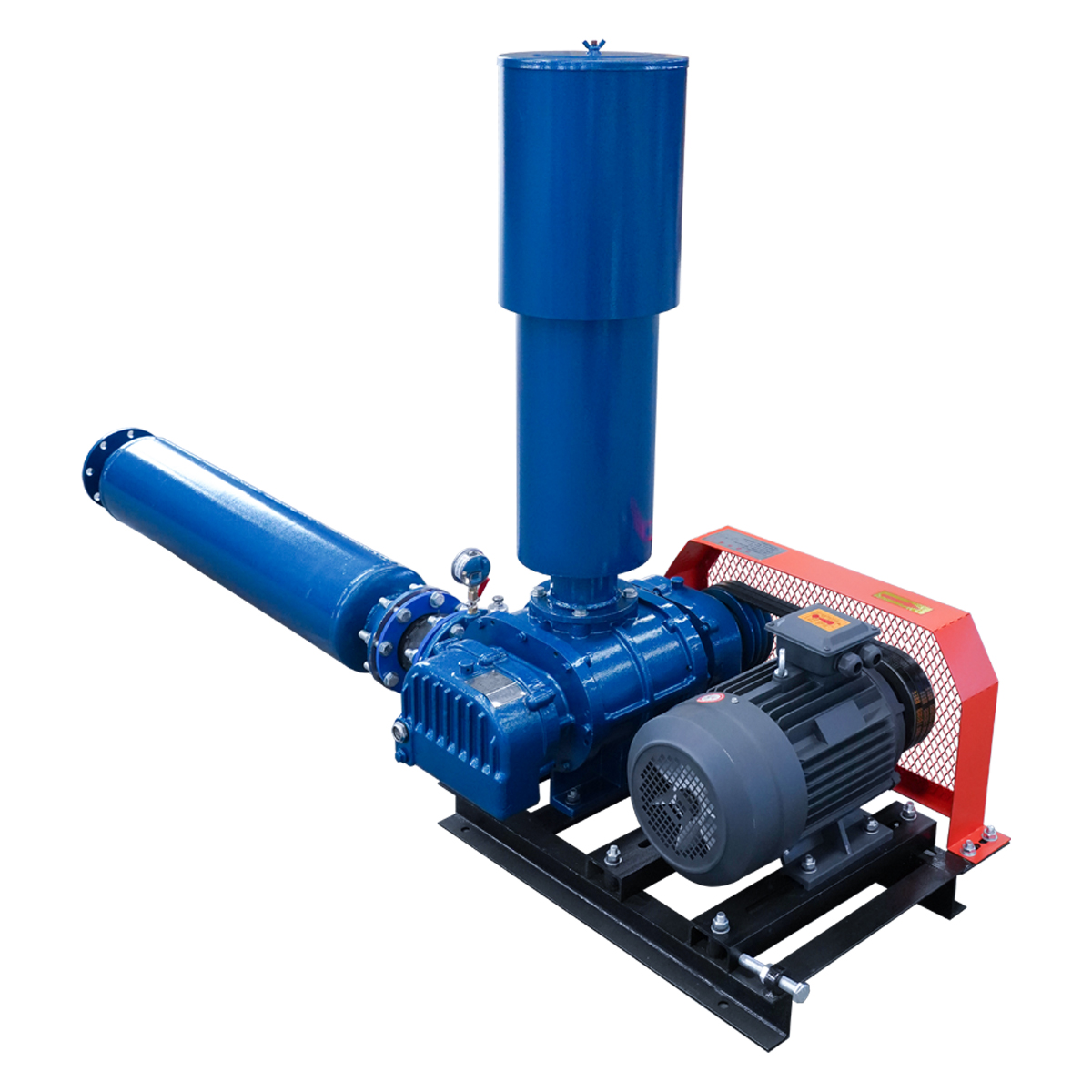 Positive Displacement Stainless Rotary Three Leaf Roots Type air Blower 30kw 45kw 70kw 2 Inches 7hp Manufacturer for Industrial
