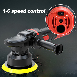 Electric Industrial 6 Inch Dual Action Car Tire Computer Controlled Buffing Machine